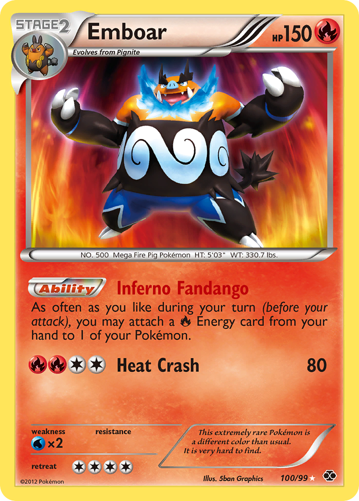 Emboar (100/99) [Black & White: Next Destinies] | The Gaming-Verse