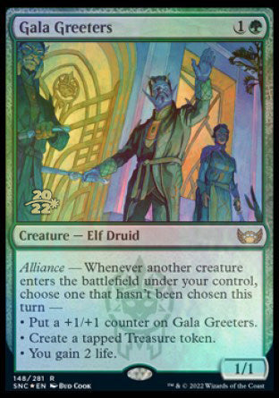 Gala Greeters [Streets of New Capenna Prerelease Promos] | The Gaming-Verse