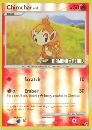 Chimchar (76/130) [Burger King Promos: 2008 Collection] | The Gaming-Verse