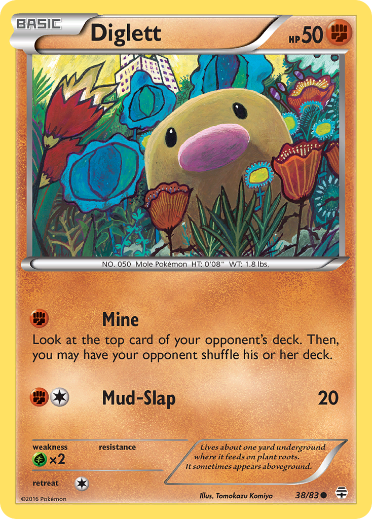 Diglett (38/83) [XY: Generations] | The Gaming-Verse