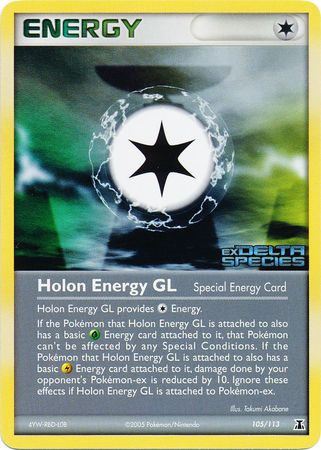 Holon Energy GL (105/113) (Stamped) [EX: Delta Species] | The Gaming-Verse