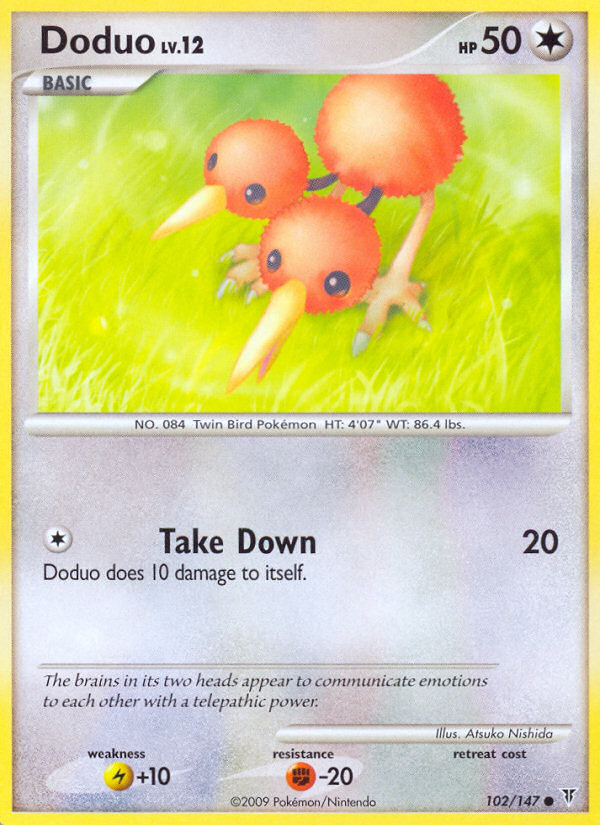 Doduo (102/147) [Platinum: Supreme Victors] | The Gaming-Verse