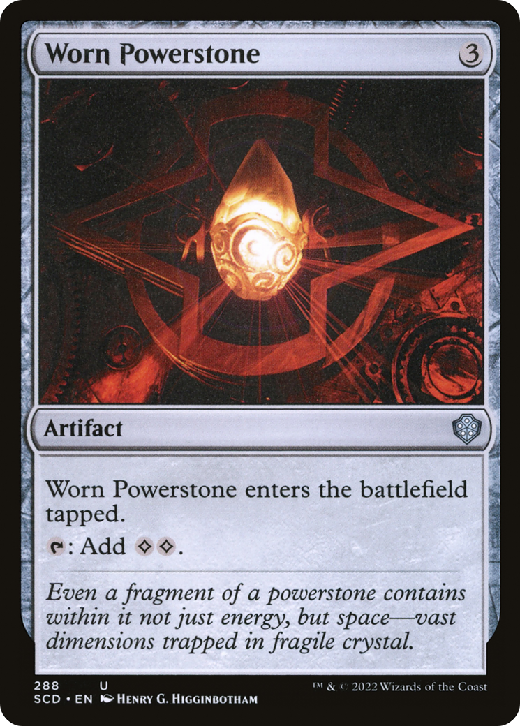 Worn Powerstone [Starter Commander Decks] | The Gaming-Verse