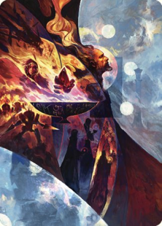 Urza's Command Art Card [The Brothers' War Art Series] | The Gaming-Verse