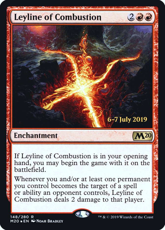 Leyline of Combustion  [Core Set 2020 Prerelease Promos] | The Gaming-Verse