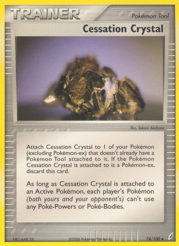 Cessation Crystal (74/100) [EX: Crystal Guardians] | The Gaming-Verse