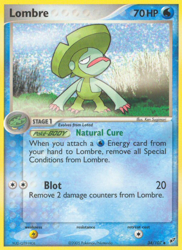 Lombre (34/107) [EX: Deoxys] | The Gaming-Verse