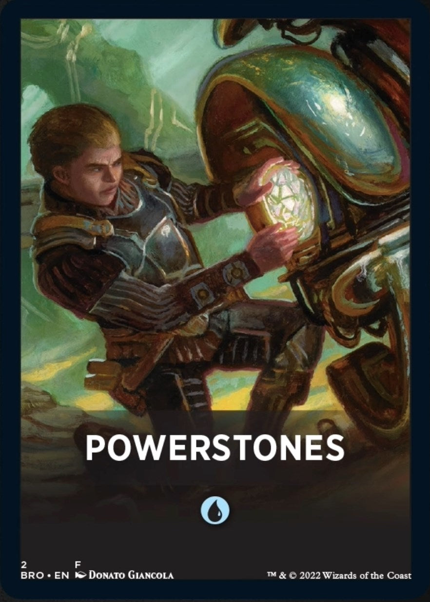 Powerstones Theme Card [The Brothers' War Tokens] | The Gaming-Verse