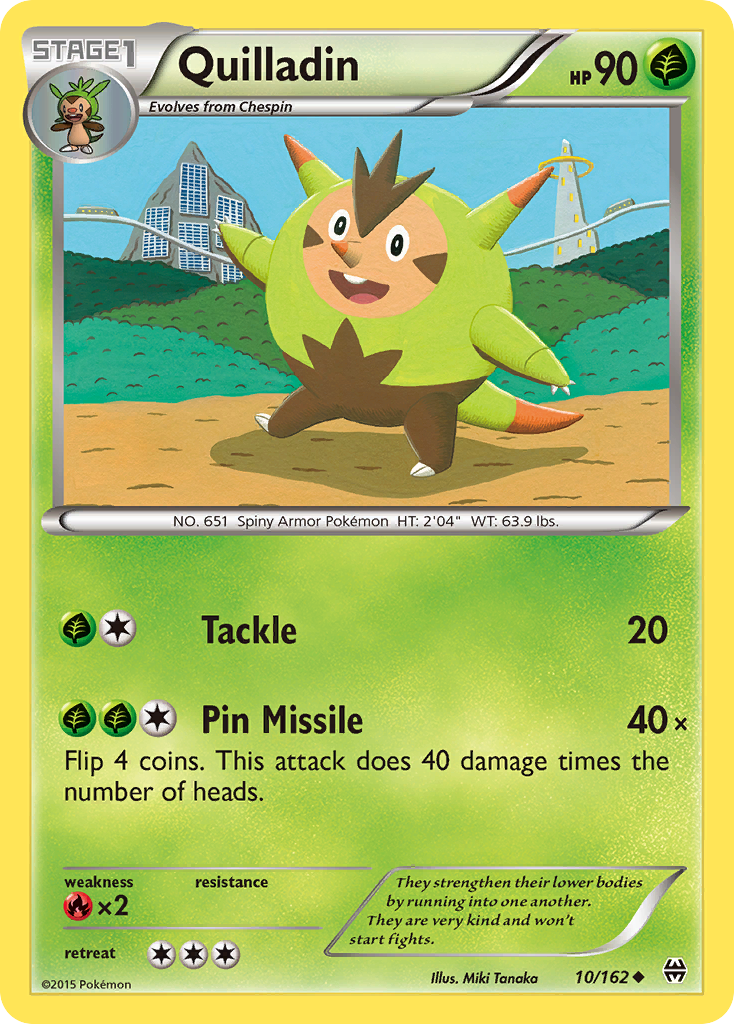 Quilladin (10/162) [XY: BREAKthrough] | The Gaming-Verse