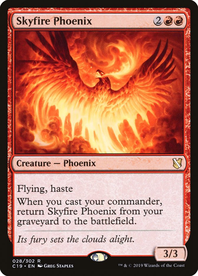 Skyfire Phoenix [Commander 2019] | The Gaming-Verse
