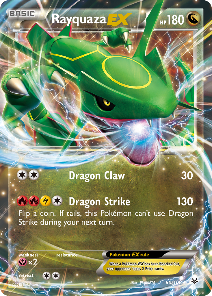 Rayquaza EX (60/108) [XY: Roaring Skies] | The Gaming-Verse