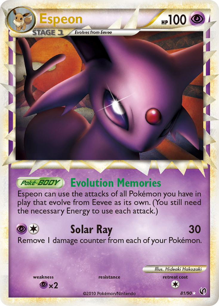 Espeon (81/90) [HeartGold & SoulSilver: Undaunted] | The Gaming-Verse