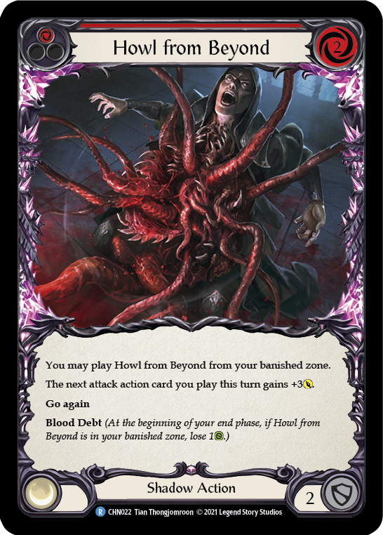 Howl from Beyond (Red) [CHN022] (Monarch Chane Blitz Deck) | The Gaming-Verse