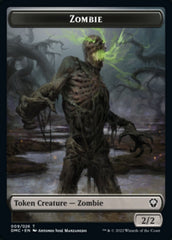 Saproling // Zombie Double-sided Token [Dominaria United Tokens] | The Gaming-Verse