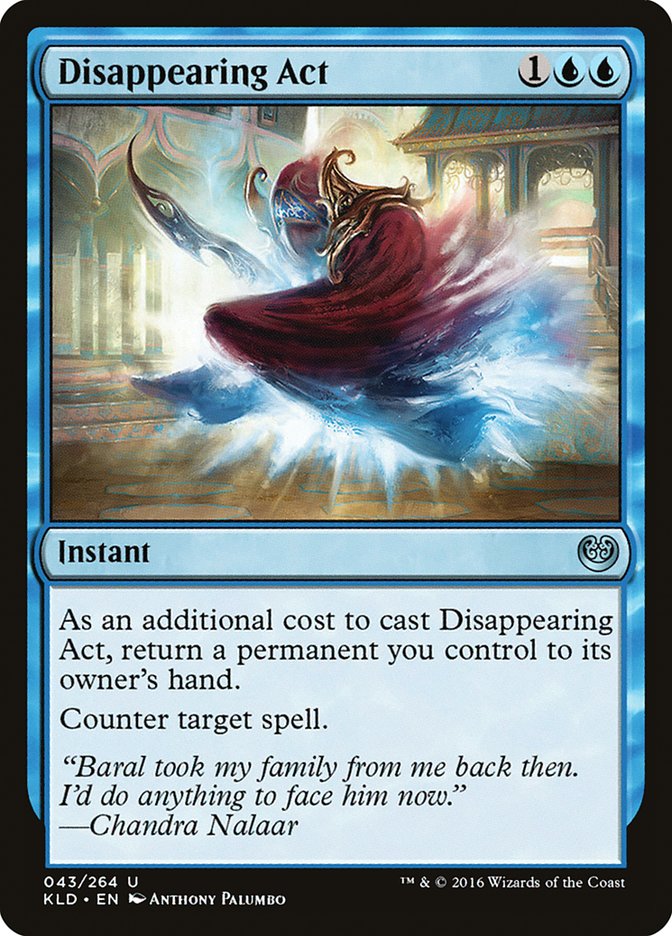 Disappearing Act [Kaladesh] | The Gaming-Verse