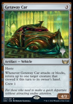 Getaway Car (Promo Pack) [Streets of New Capenna Promos] | The Gaming-Verse