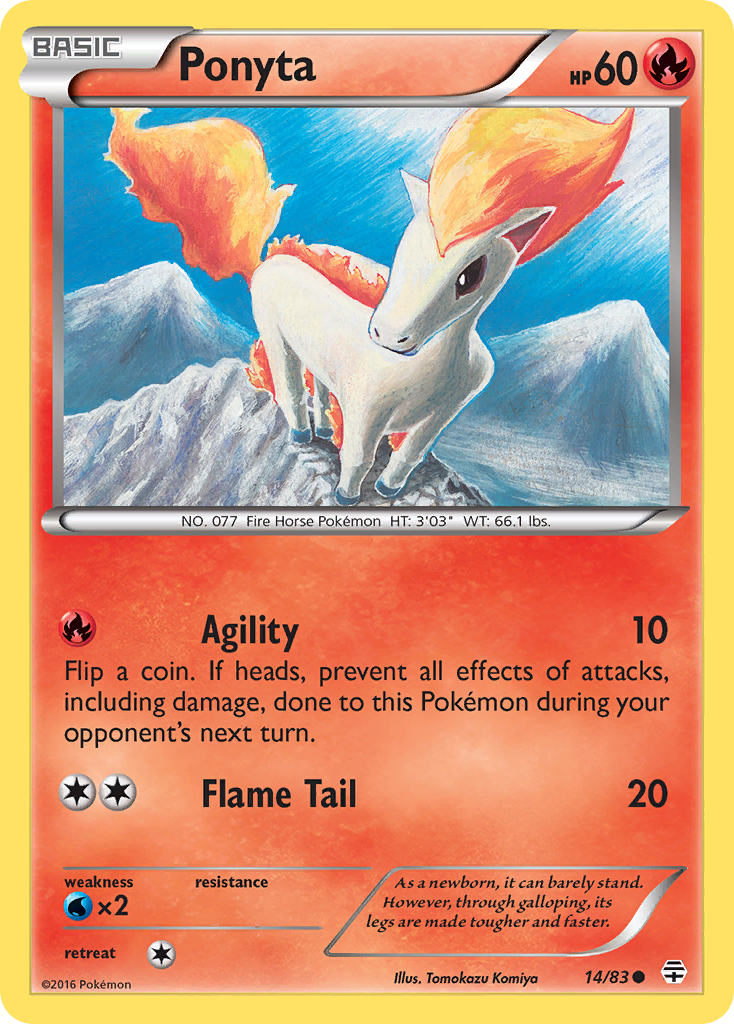 Ponyta (14/83) [XY: Generations] | The Gaming-Verse