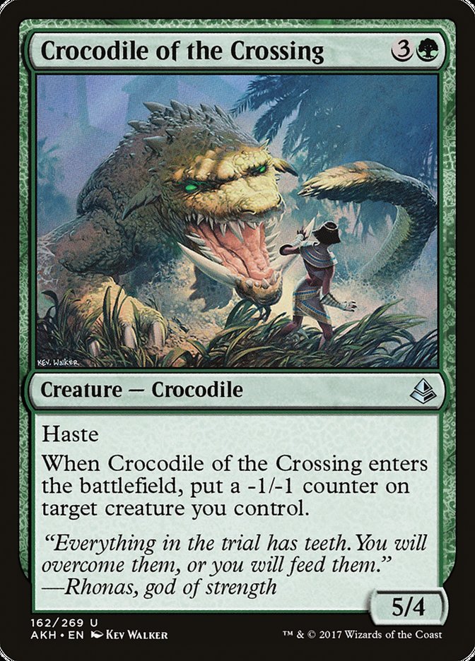 Crocodile of the Crossing [Amonkhet] | The Gaming-Verse