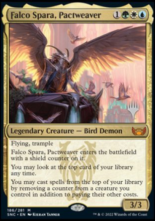 Falco Spara, Pactweaver (Promo Pack) [Streets of New Capenna Promos] | The Gaming-Verse