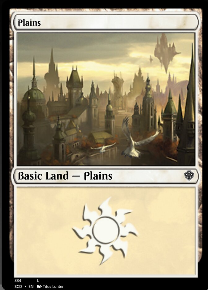 Plains (334) [Starter Commander Decks] | The Gaming-Verse