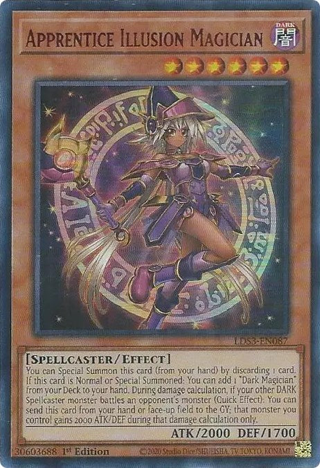 Apprentice Illusion Magician (Red) [LDS3-EN087] Ultra Rare | The Gaming-Verse