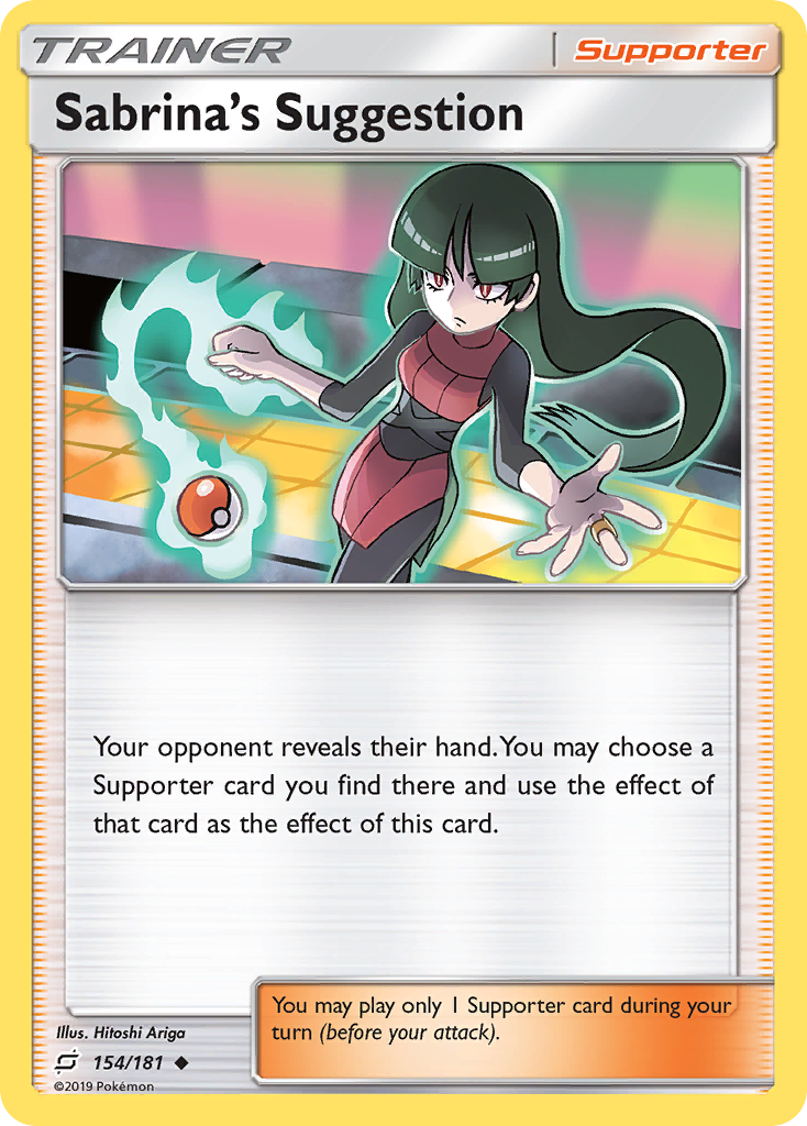 Sabrina's Suggestion (154/181) [Sun & Moon: Team Up] | The Gaming-Verse