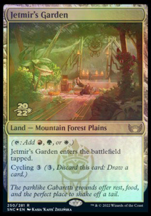 Jetmir's Garden [Streets of New Capenna Prerelease Promos] | The Gaming-Verse