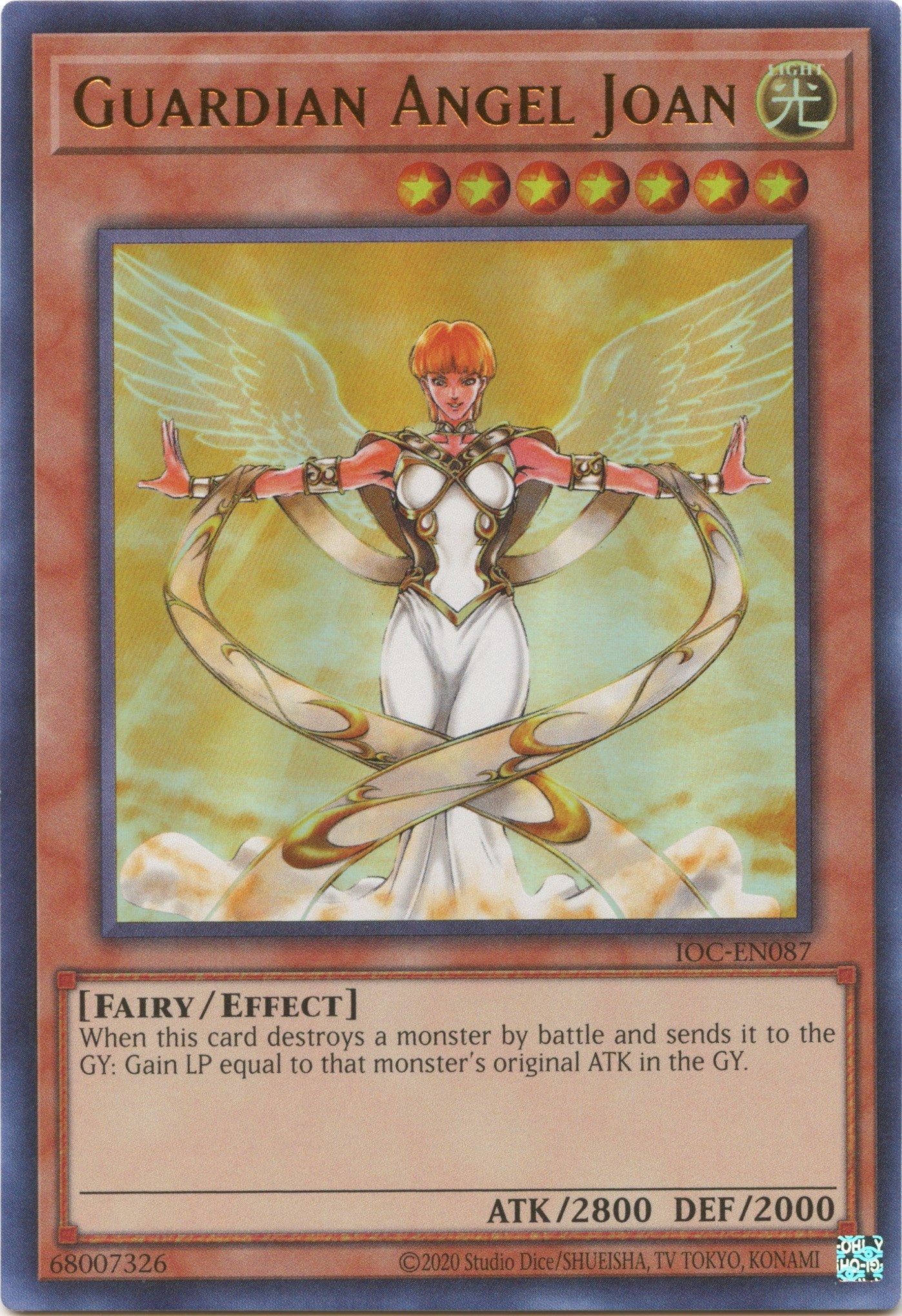 Guardian Angel Joan (25th Anniversary) [IOC-EN087] Ultra Rare | The Gaming-Verse