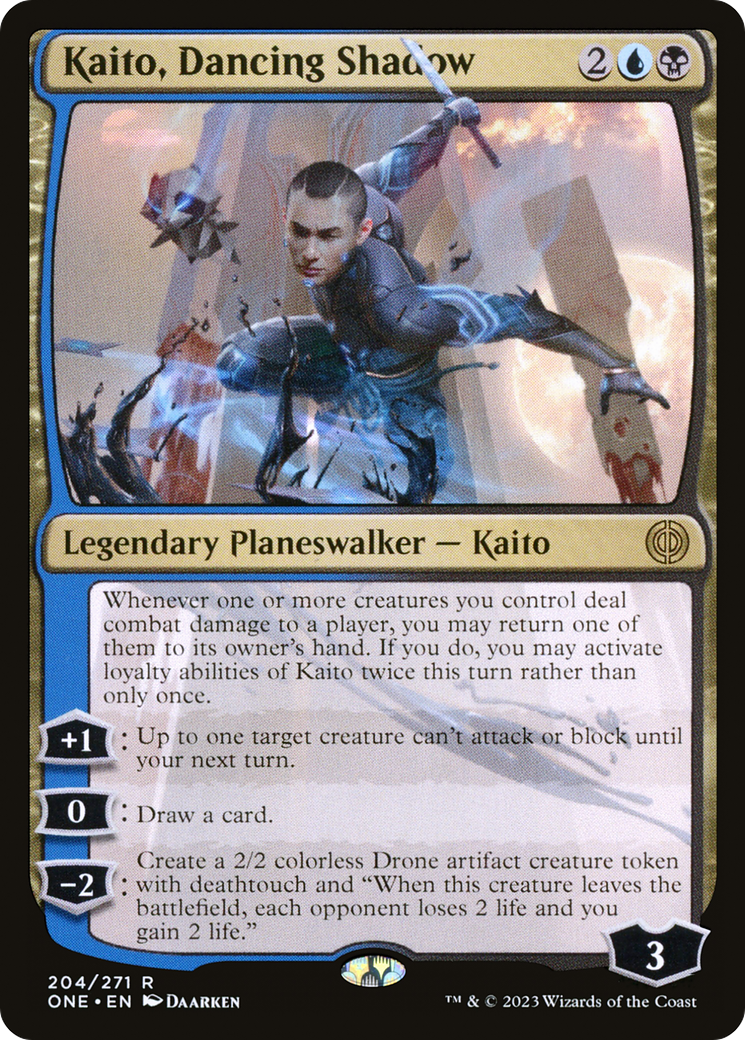 Kaito, Dancing Shadow [Phyrexia: All Will Be One] | The Gaming-Verse