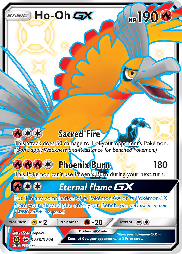 Ho-Oh GX (SV50/SV94) [Sun & Moon: Hidden Fates - Shiny Vault] | The Gaming-Verse