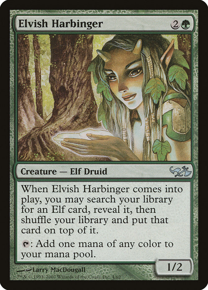 Elvish Harbinger [Duel Decks: Elves vs. Goblins] | The Gaming-Verse