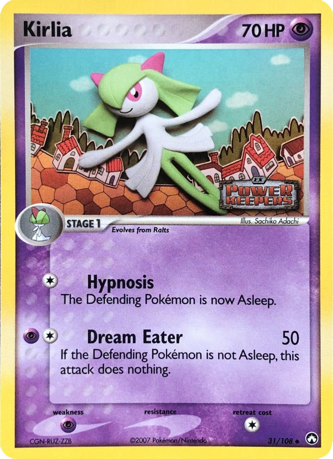 Kirlia (31/108) (Stamped) [EX: Power Keepers] | The Gaming-Verse