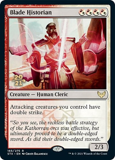 Blade Historian [Strixhaven: School of Mages Prerelease Promos] | The Gaming-Verse