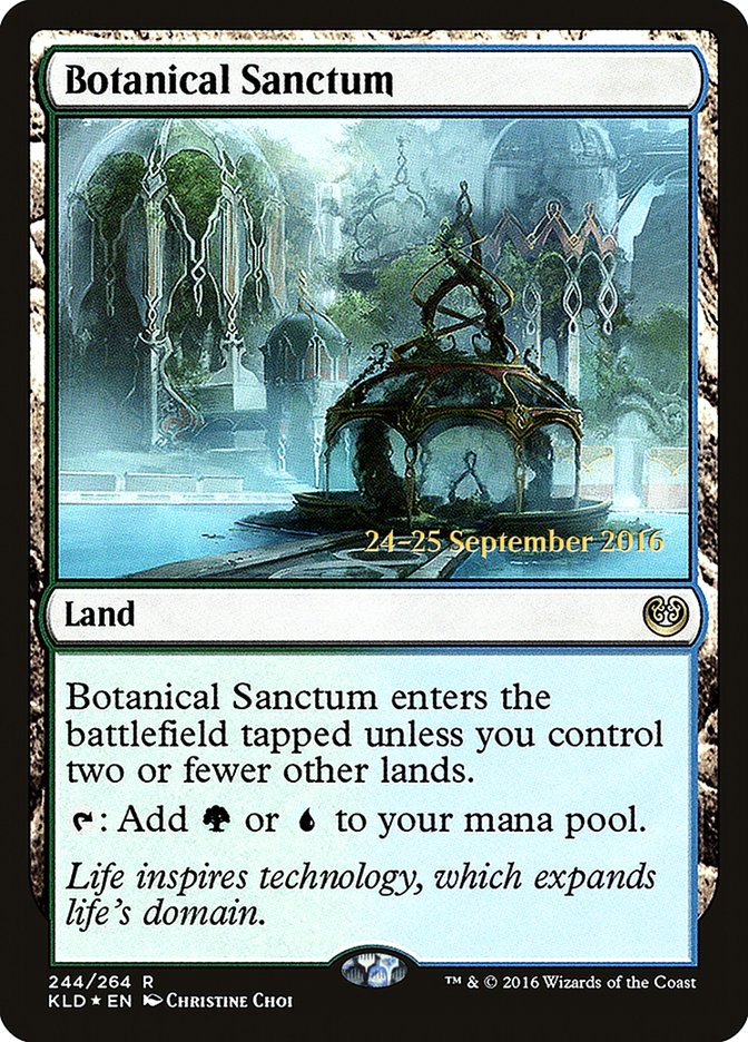 Botanical Sanctum  (Prerelease) [Kaladesh Prerelease Promos] | The Gaming-Verse