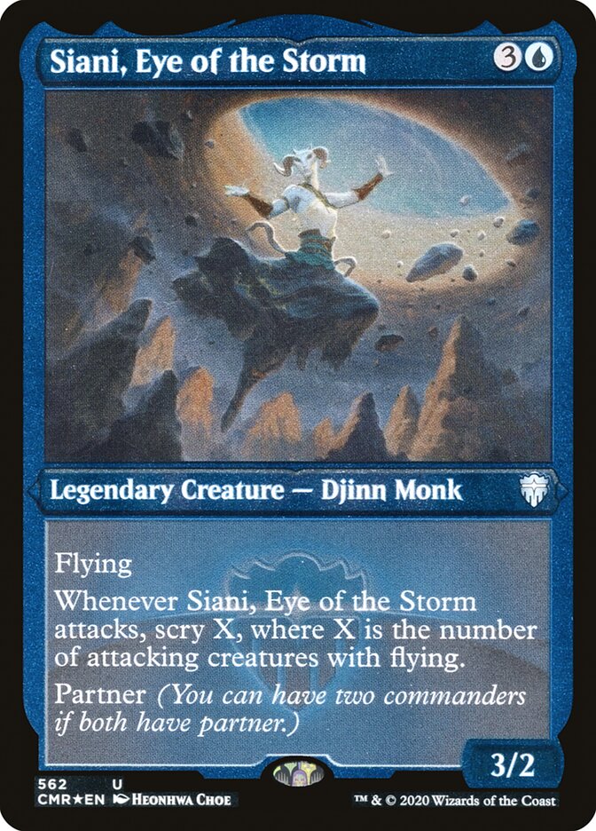 Siani, Eye of the Storm [Commander Legends Etched] | The Gaming-Verse