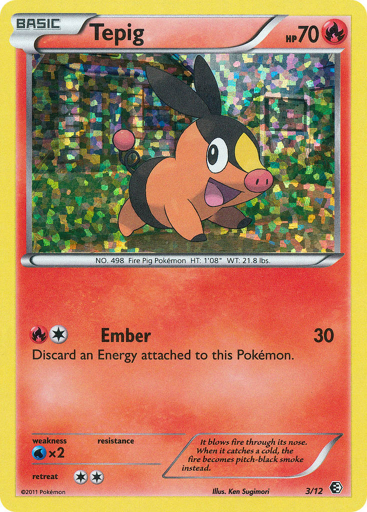 Tepig (3/12) [McDonald's Promos: 2011 Collection] | The Gaming-Verse