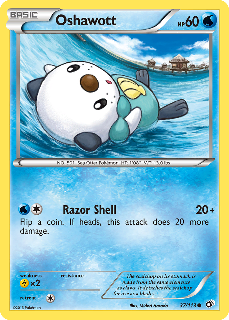 Oshawott (37/113) [Black & White: Legendary Treasures] | The Gaming-Verse