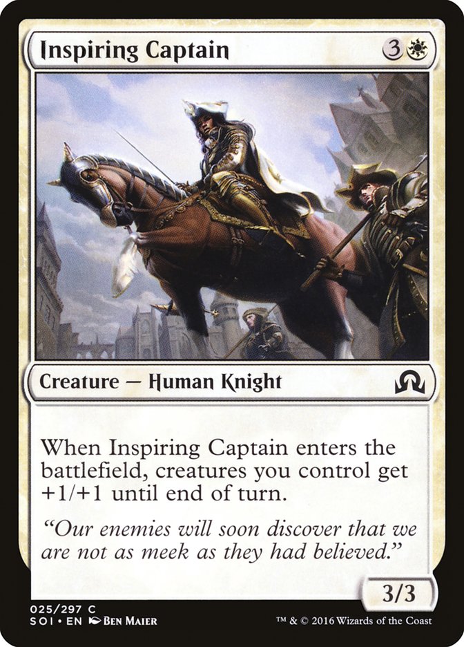 Inspiring Captain [Shadows over Innistrad] | The Gaming-Verse