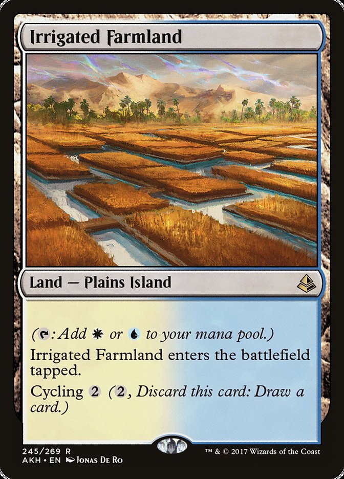 Irrigated Farmland [Amonkhet] | The Gaming-Verse