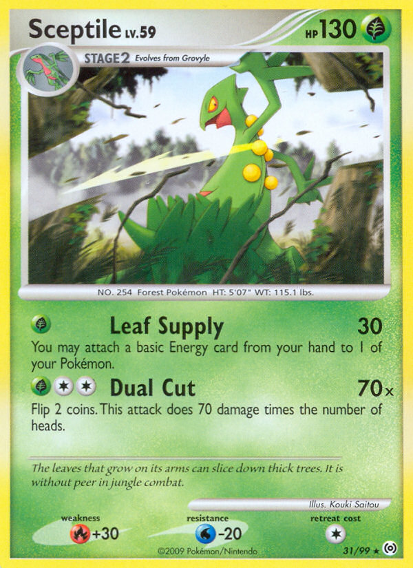 Sceptile (31/99) [Platinum: Arceus] | The Gaming-Verse