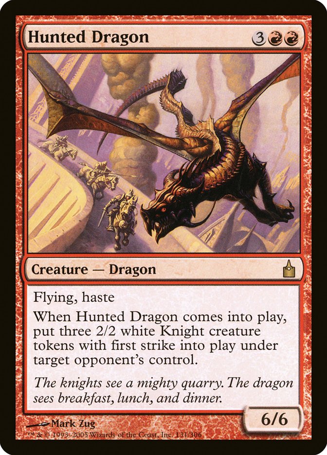 Hunted Dragon [Ravnica: City of Guilds] | The Gaming-Verse