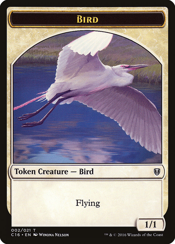 Bird (002/021) [Commander 2016 Tokens] | The Gaming-Verse