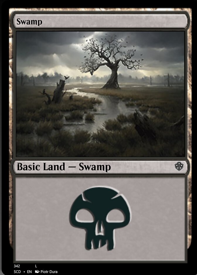 Swamp (342) [Starter Commander Decks] | The Gaming-Verse