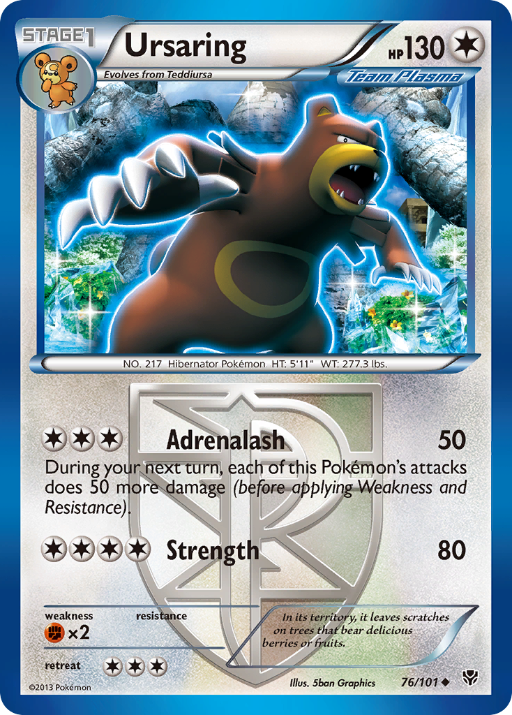 Ursaring (76/101) [Black & White: Plasma Blast] | The Gaming-Verse