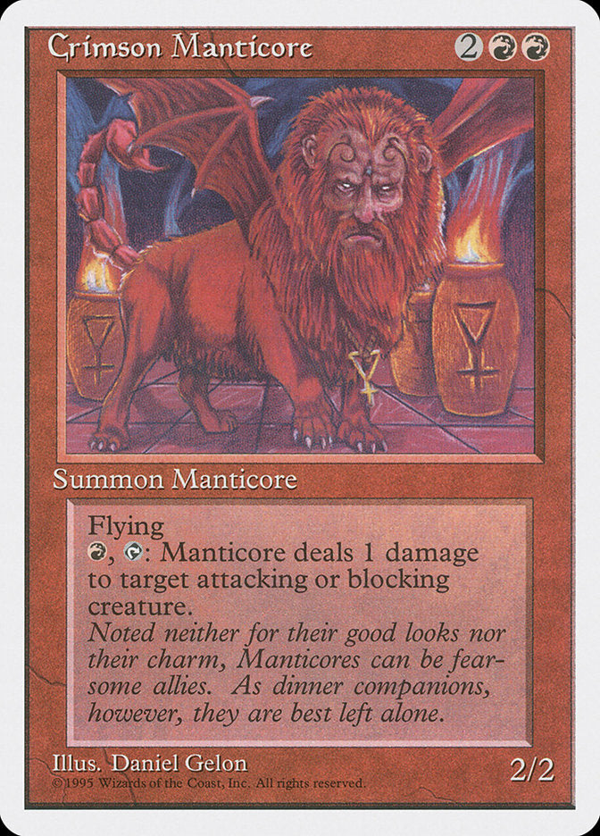 Crimson Manticore [Fourth Edition] | The Gaming-Verse