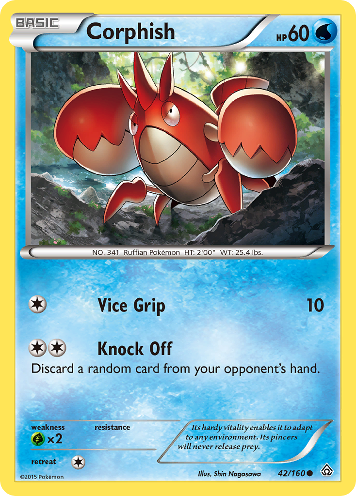 Corphish (42/160) [XY: Primal Clash] | The Gaming-Verse