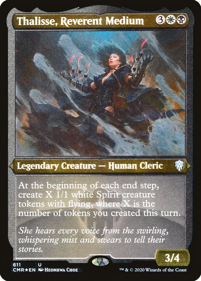 Thalisse, Reverent Medium [Commander Legends Etched] | The Gaming-Verse