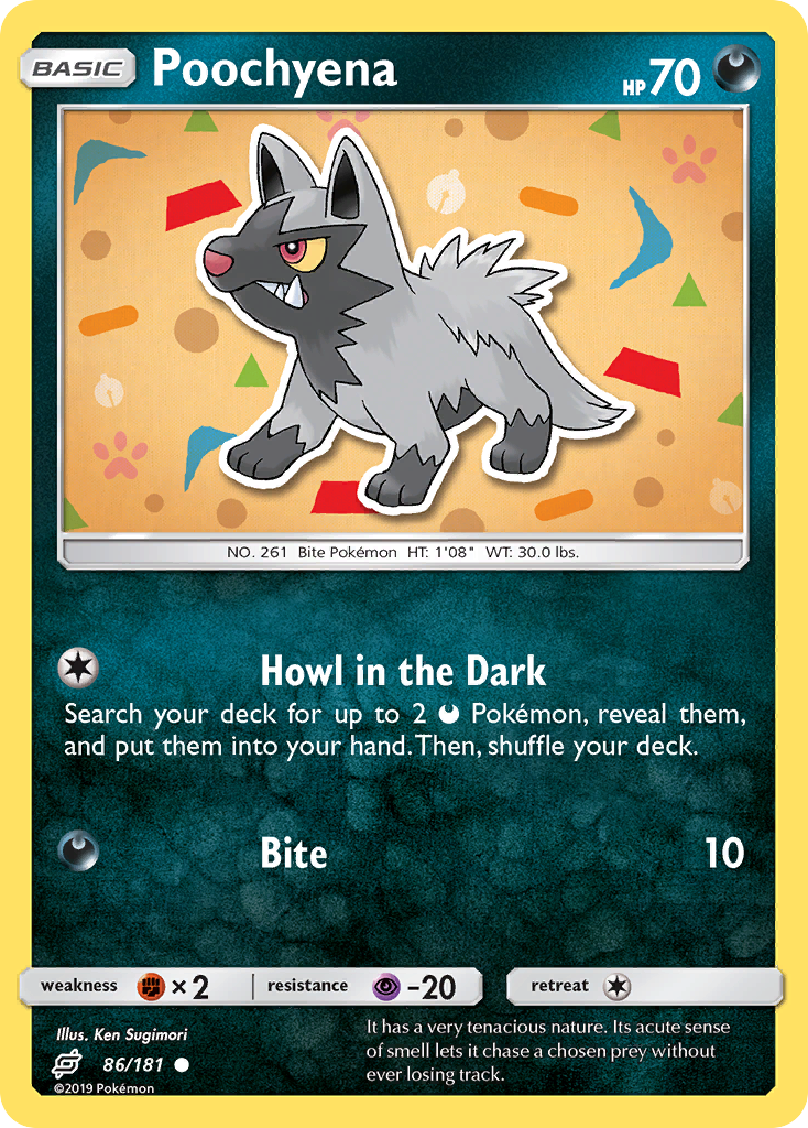 Poochyena (86/181) [Sun & Moon: Team Up] | The Gaming-Verse