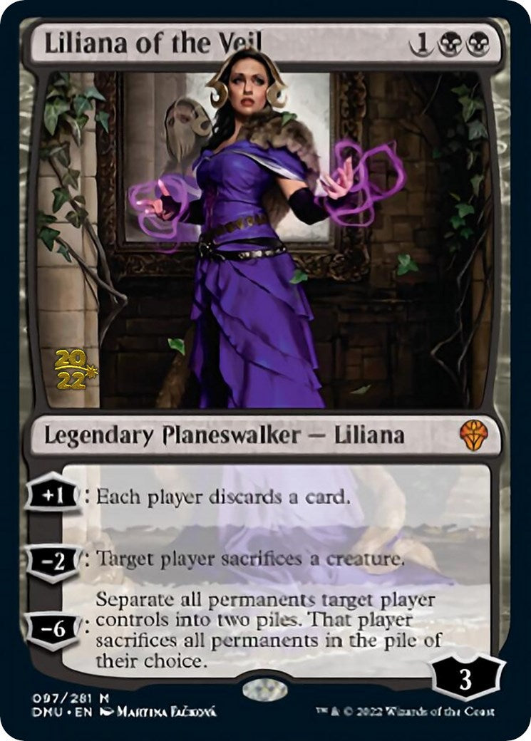 Liliana of the Veil [Dominaria United Prerelease Promos] | The Gaming-Verse