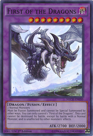 First of the Dragons [NECH-EN050] Super Rare | The Gaming-Verse